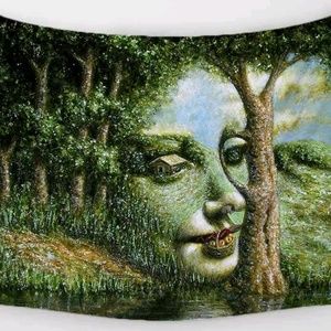 Optical Illusions Tapestry